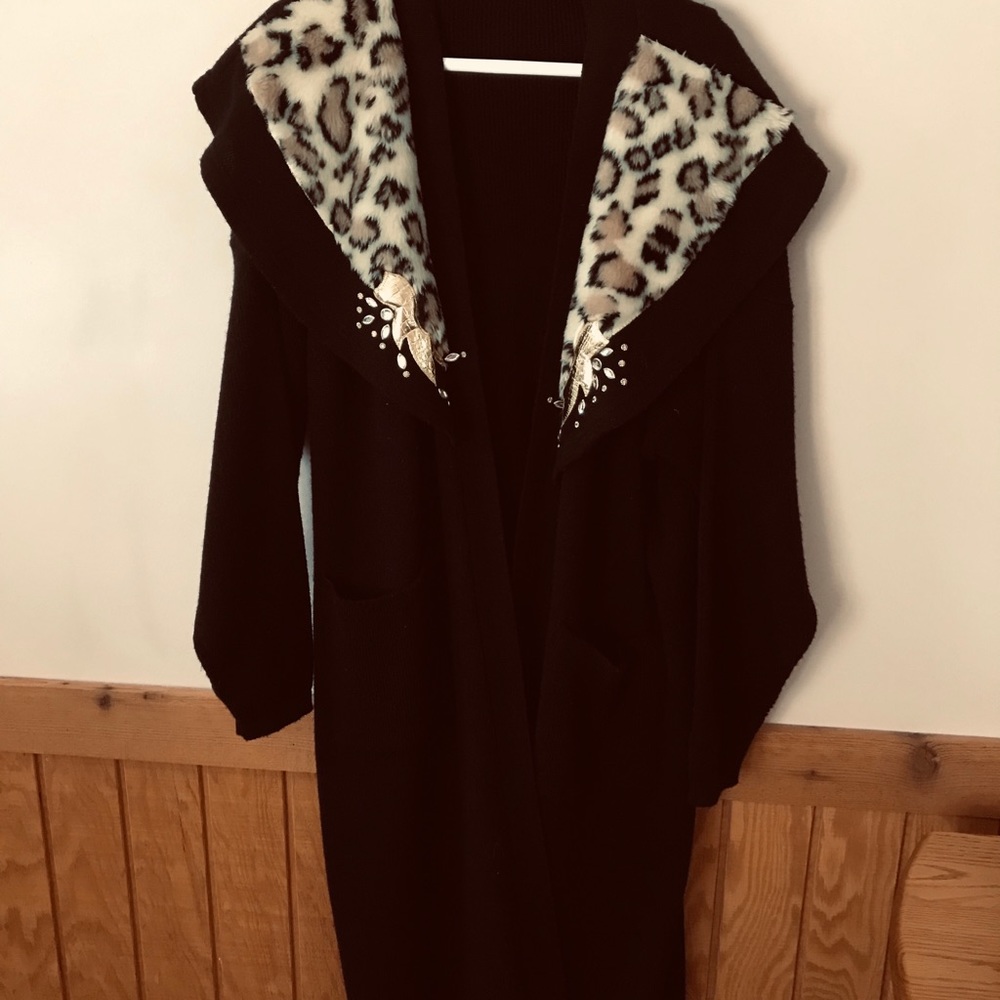Long sweater coat